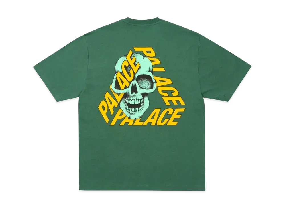 PALACE P3 Skull T-Shirt "Green"