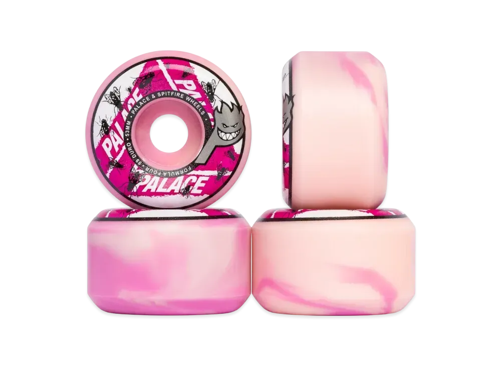 PALACE Spitfire Formula Four Conical Full Fly Wheels 53Mm "Pink"