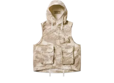 PALACE x ENGINEERED GARMENTS Hooded Vest "Ripstop Printed"