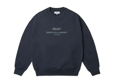 PALACE x ENGINEERED GARMENTS Crew "Navy"