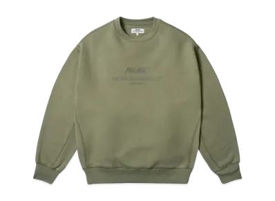 PALACE x ENGINEERED GARMENTS Crew "Olive"