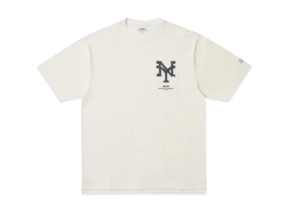 【PALACE x ENGINEERED GARMENTS】T-Shirt White - 25SS PALACE x ENGINEERED GARMENTS T-Shirt 