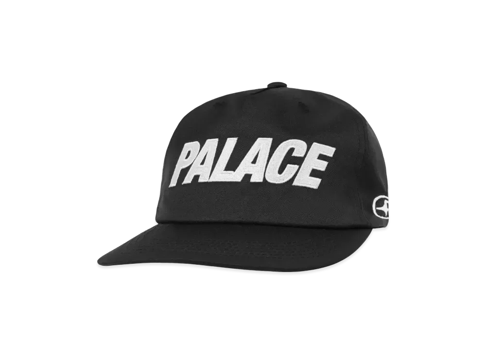 PALACE Font Snapback 5-Panel "Black"