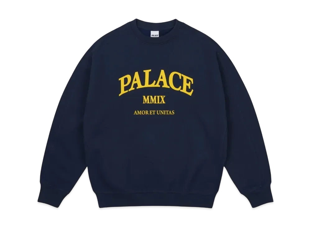 PALACE Unitas Oversized Crew "Navy"