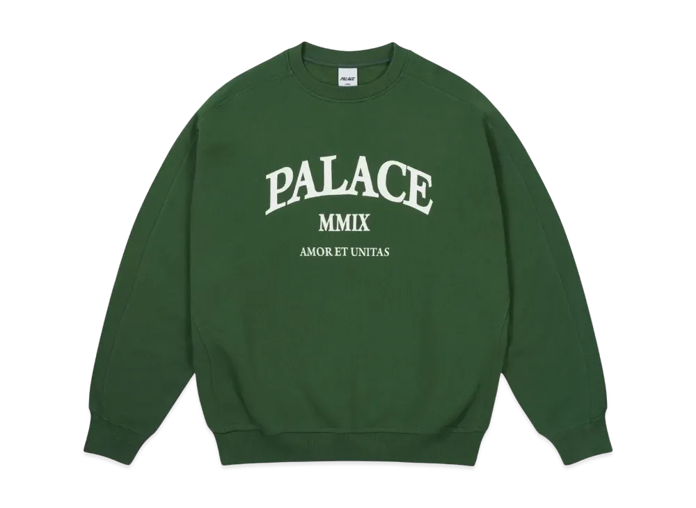 PALACE Unitas Oversized Crew "Green"