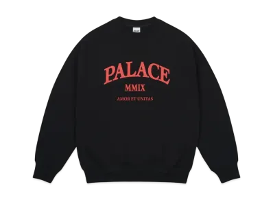 PALACE Unitas Oversized Crew "Black"