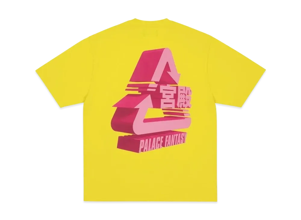 PALACE Sci-Fi Fantasy Tri T-Shirt "Yellow"