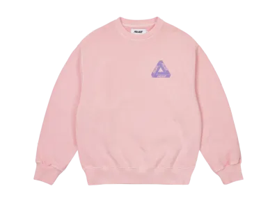 PALACE Reacto Tri-Ferg Crew "Pink"