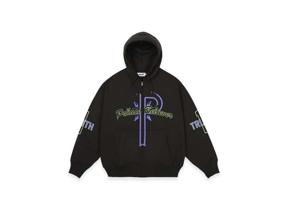 PALACE Believer Zip Hood "Black"