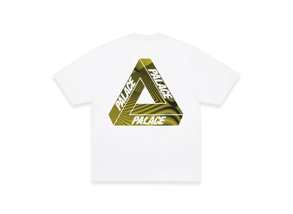 PALACE Tri-Vex T-Shirt "White Yellow"