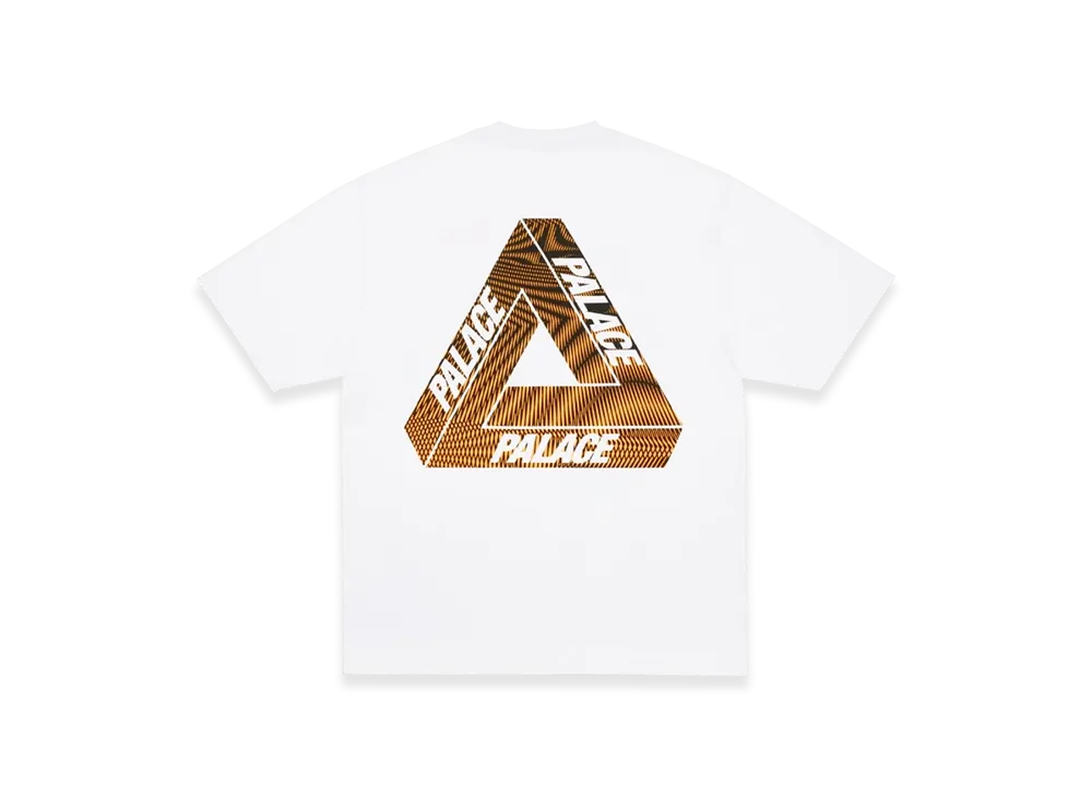 PALACE Tri-Vex T-Shirt "White Orange" P28TS221