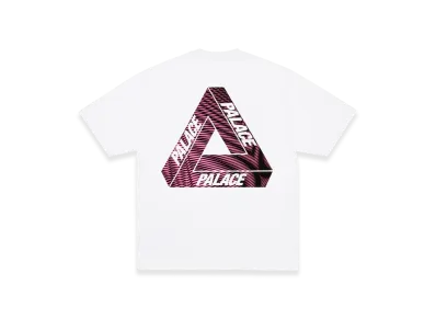PALACE Tri-Vex T-Shirt "White Pink"