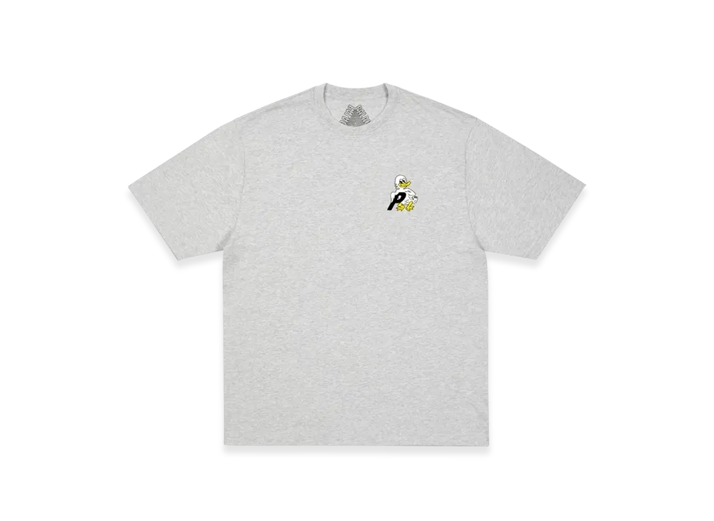 PALACE Duck Off T-Shirt "Grey Marl"