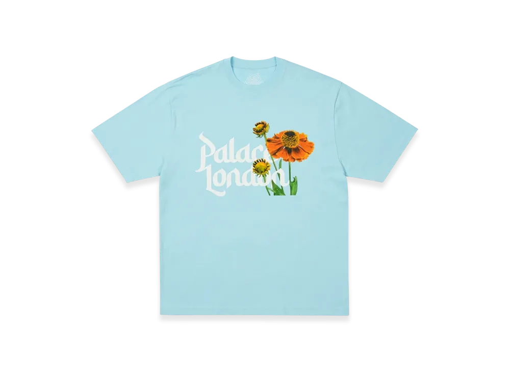 PALACE Flower Type T-Shirt "Skyline Blue"