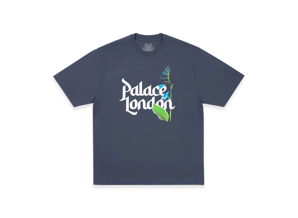 PALACE Flower Type T-Shirt "Navy"