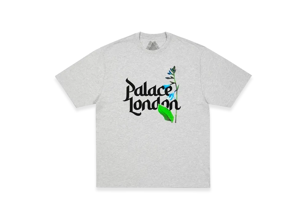 PALACE Flower Type T-Shirt "Grey Marl"