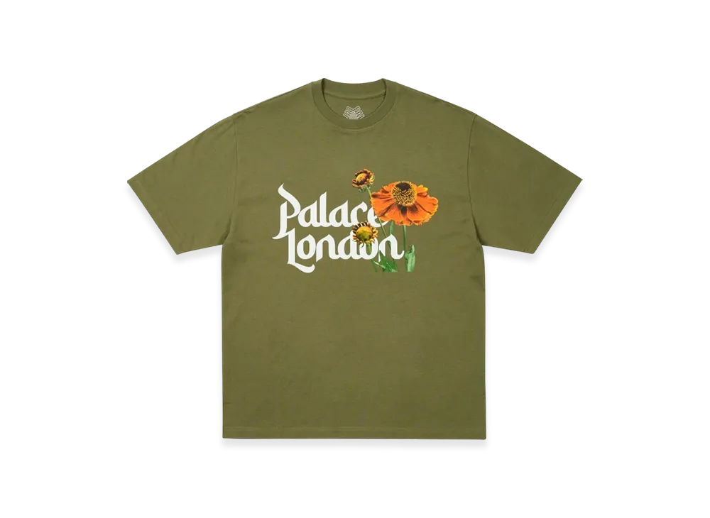 PALACE Flower Type T-Shirt "The Deep Green"