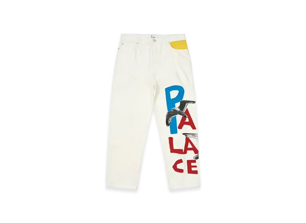 PALACE x JCC+ Denim Jean "White"