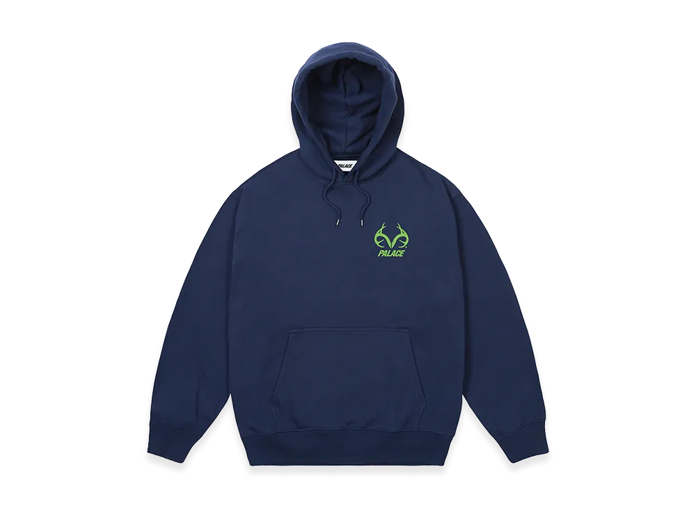 パレス リアルツリー トライファーグフーディー "ネイビー"