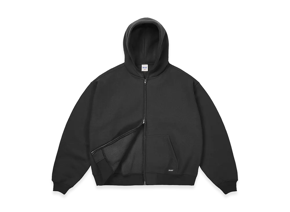PALACE Unisex Zip Hood "Black"