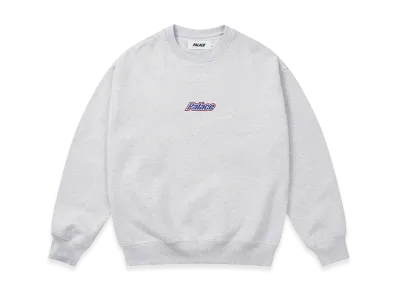 PALACE Current Crew "Grey Marl"