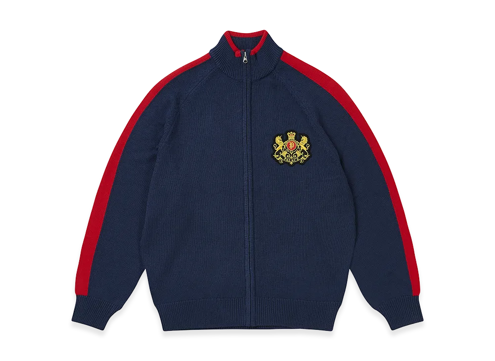 PALACE Established Zip Funnel Knit "Navy"