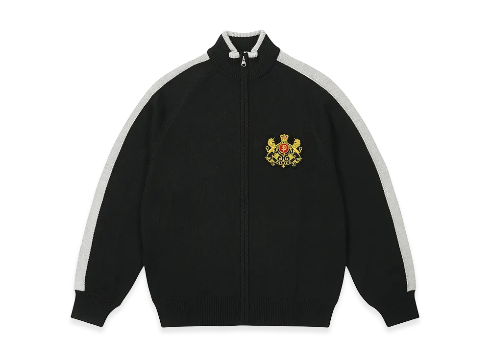 PALACE Established Zip Funnel Knit "Black"