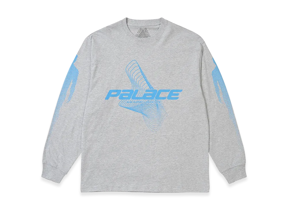 PALACE Metamorphosis Longsleeve "Grey Marl"