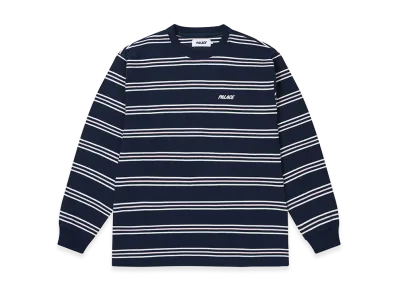 PALACE Trio Stripe Longsleeve "Navy"