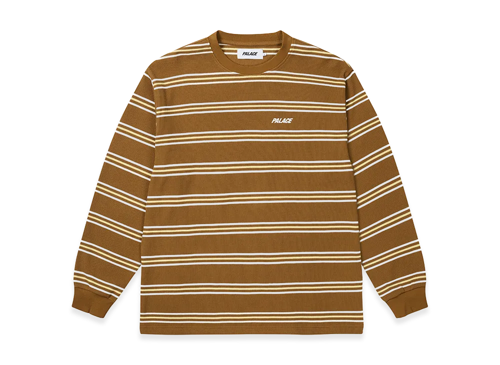 PALACE Trio Stripe Longsleeve "Fox"