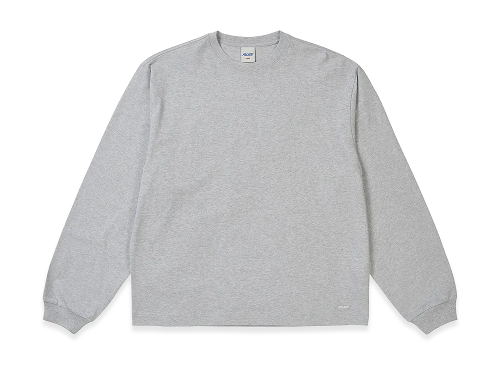 PALACE Unisex Longsleeve "Grey Marl"