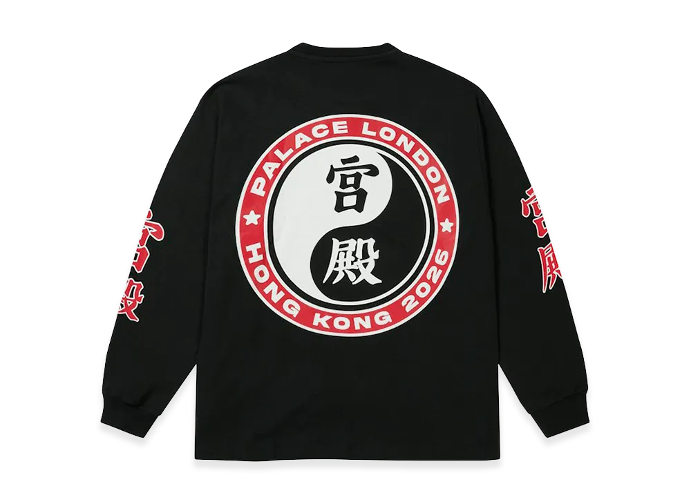 PALACE Hong Kong Longsleeve "Black"