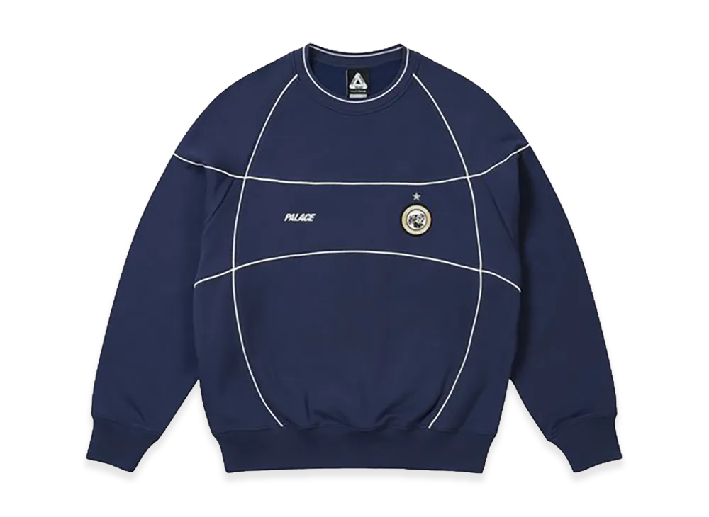 PALACE Pro Team Piped Crew "Navy"