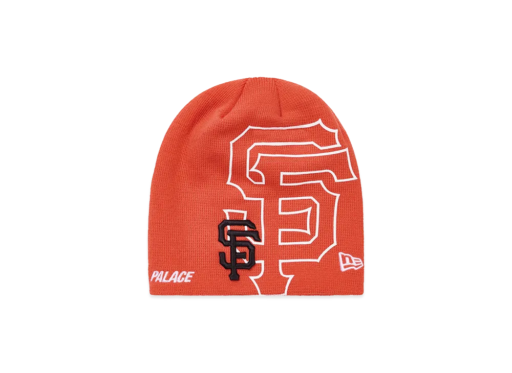 PALACE x San Francisco Giants x NEW ERA Nein Cuff Beanie "Orange"