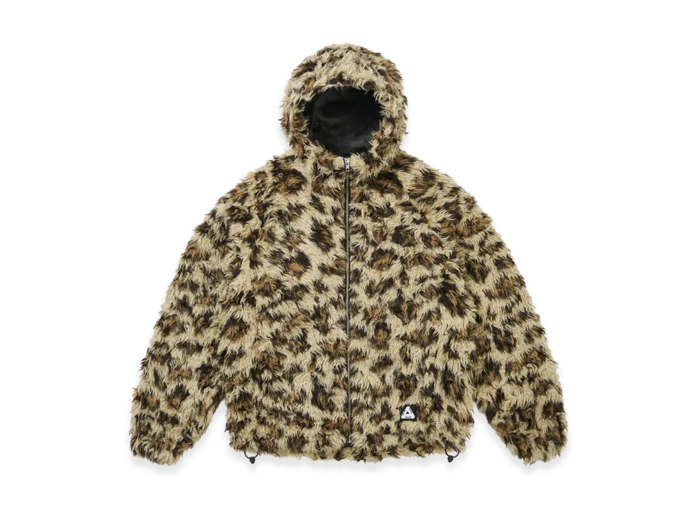 PALACE Furry Fleece Jacket "Leopard"