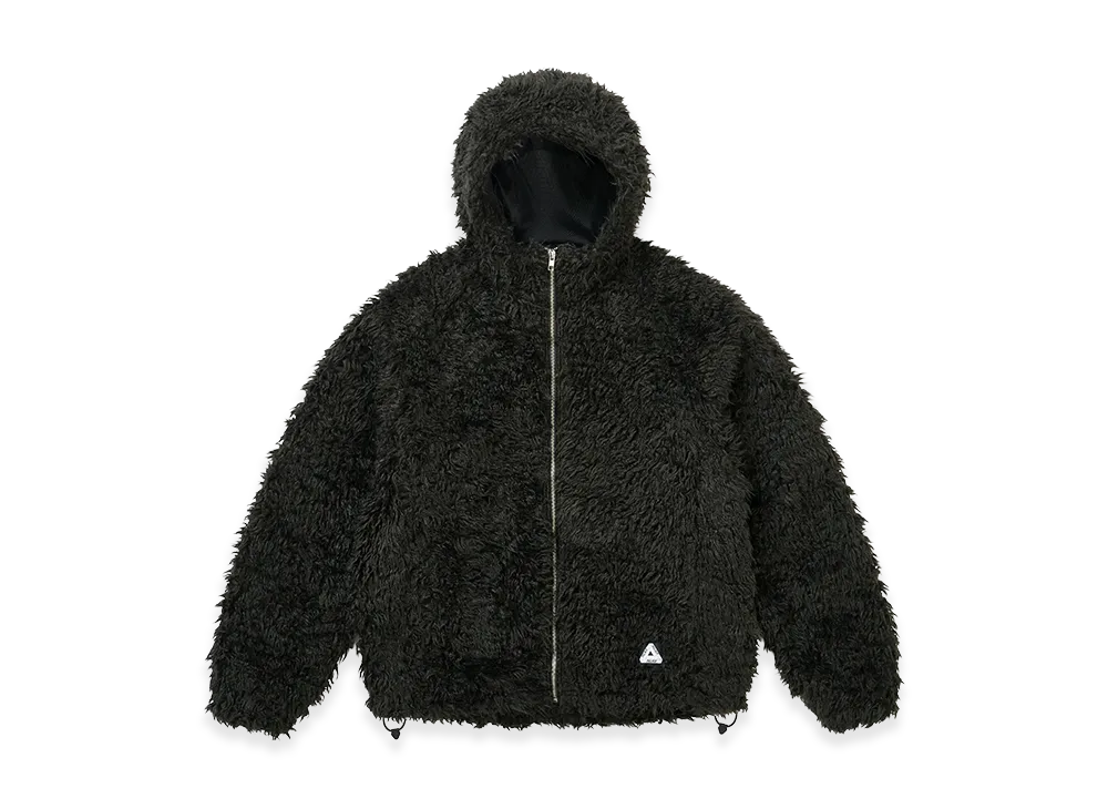 PALACE Furry Fleece Jacket "Black"