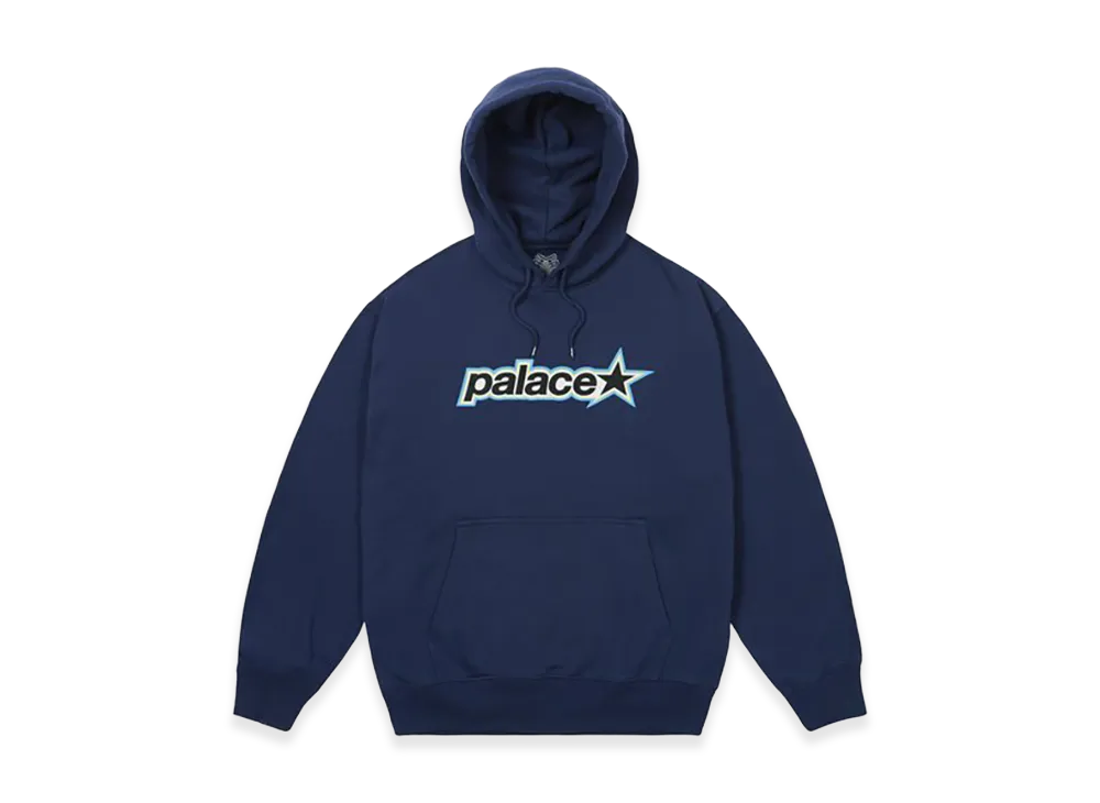 PALACE P Star Hood "Navy"