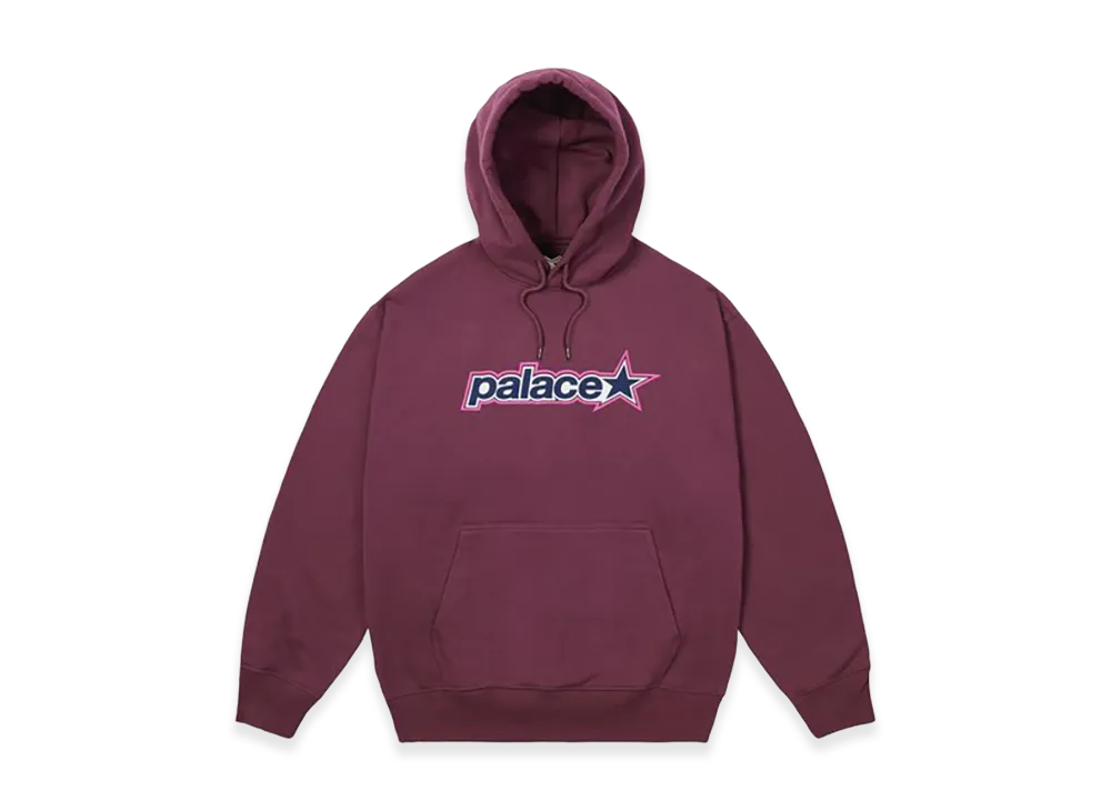 PALACE P Star Hood "Rich Wine"