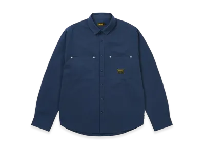 PALACE Cotton Twill Overshirt "Washed Blue"