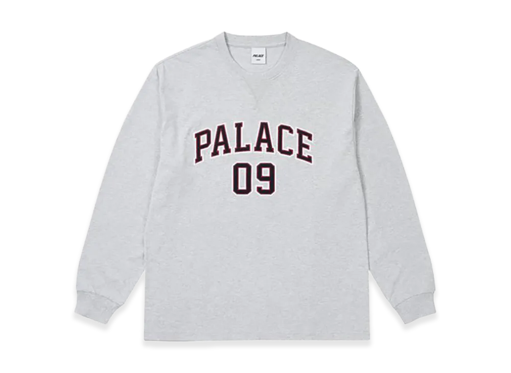 PALACE 09 Palace Longsleeve "Grey Marl"