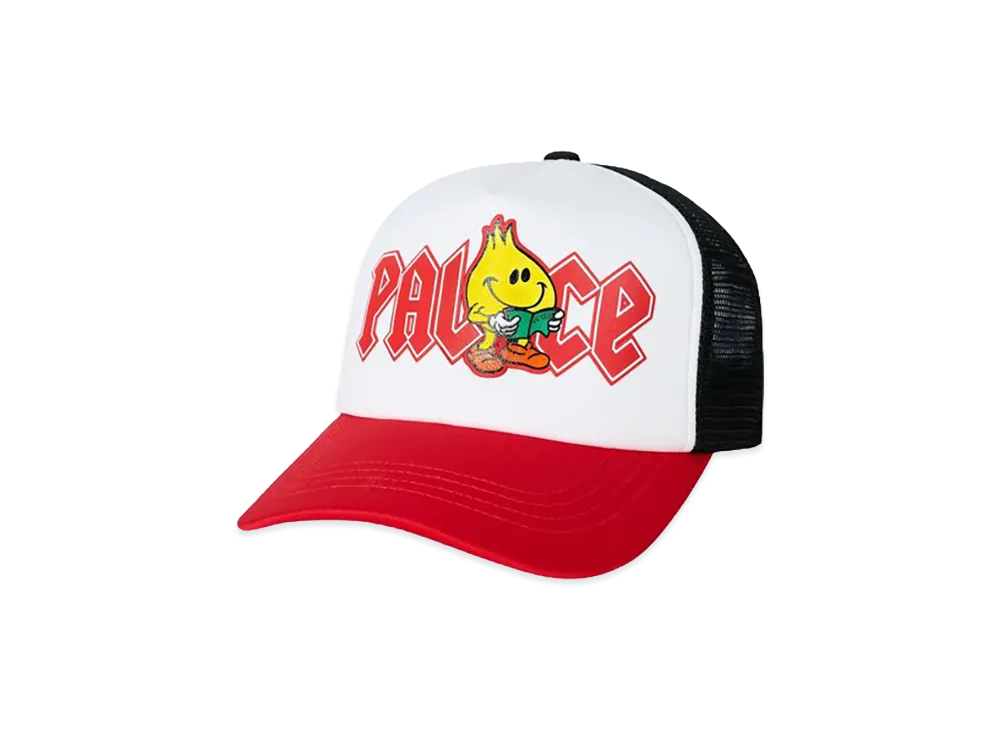 PALACE x WORLD INDUSTRIES Trucker "Red"