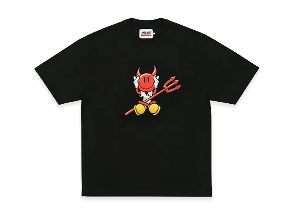 PALACE x WORLD INDUSTRIES T Shirt "Black"
