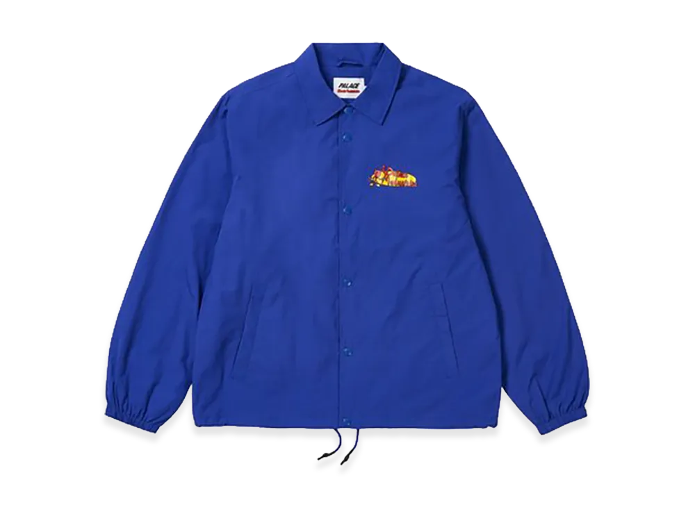 PALACE x WORLD INDUSTRIES Coach Jacket "Blue"