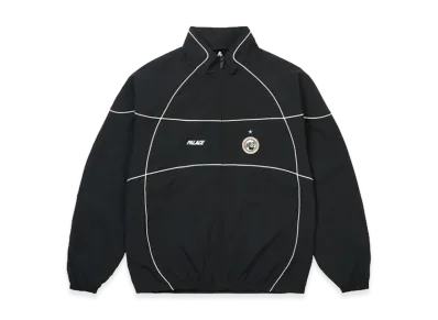 PALACE Pro Team Piped Shell Jacket "Black"