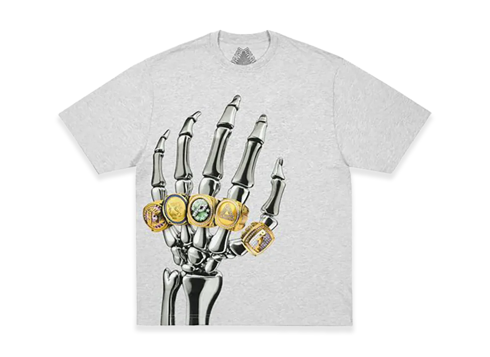 PALACE Mechanical Champion T-Shirt "Grey Marl"