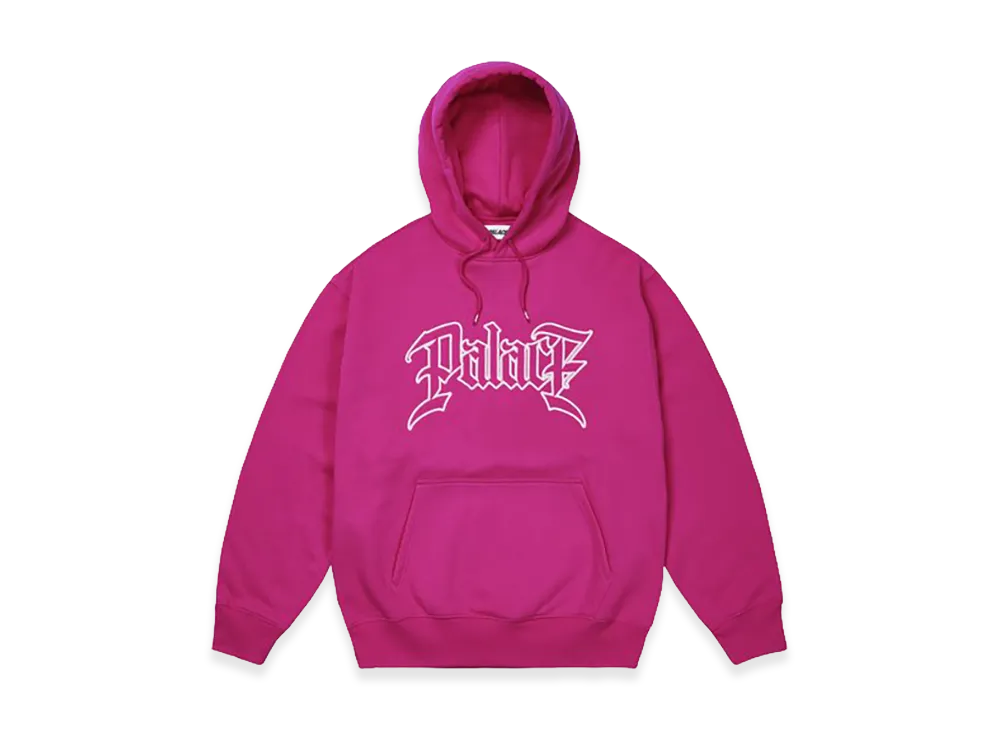 PALACE Le Script Hood "Heavy Pink"