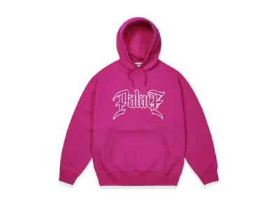 PALACE Le Script Hood "Heavy Pink"