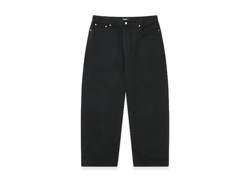 PALACE Le Script P90 Baggy Jean "Black"