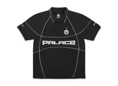 PALACE Pro Team Piped Polo "Black"