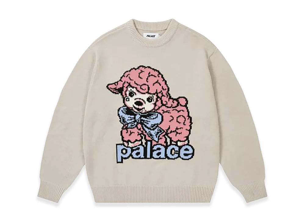 PALACE Lamb Knit "White"